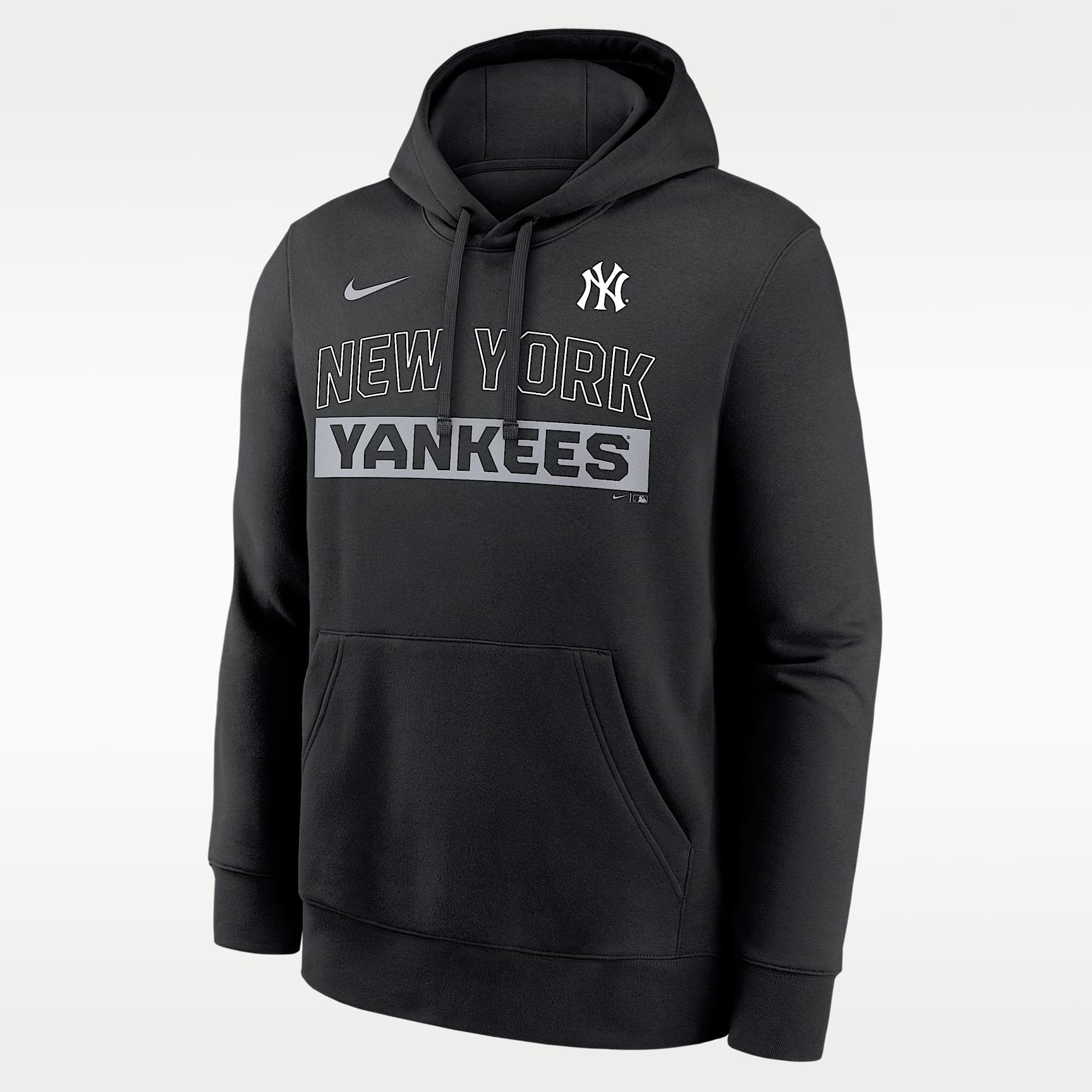 New York Yankees Club Men's Nike MLB Pullover Hoodie. Nike.com